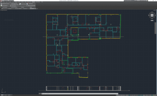 Blueprint AutoCAD screenshot