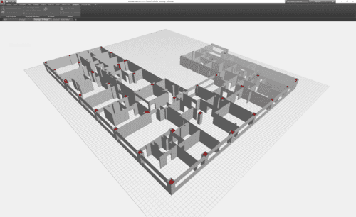 Blueprint AutoCAD screenshot